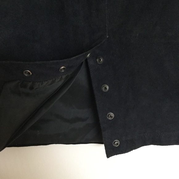 Vintage G-III Leather Skirt Black - Picture 5 of 8